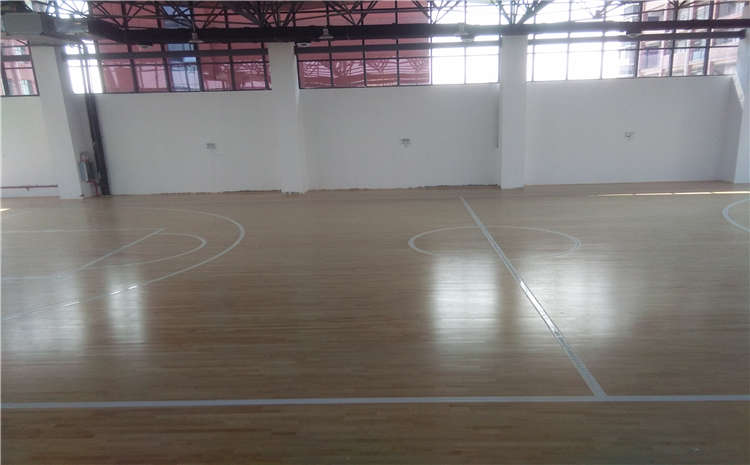 比賽場館體育木地板安裝